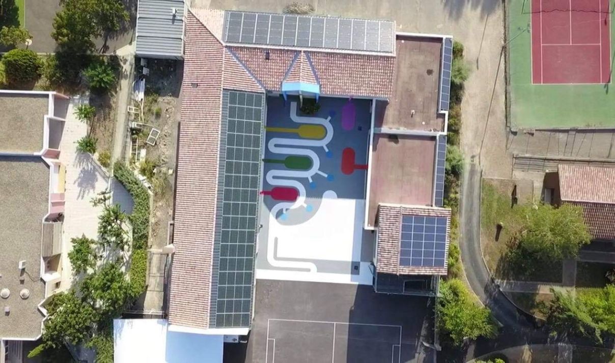 installation panneaux solaires ecole primaire saint julien les rosiers