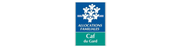 logo caf du gard